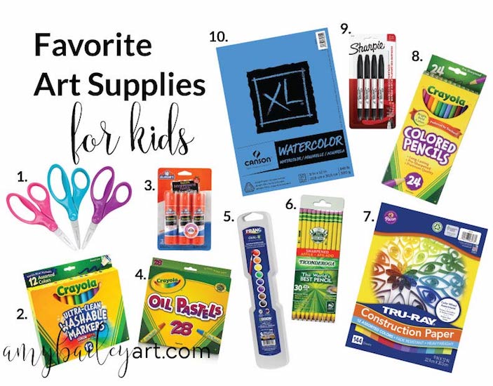 The Best Art Supplies for Kids - A Guide to Keeping it Simple! – Amy Bailey  Art